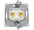 Двойная аудиорозетка Systeme Electric Atlasdesign лотос ATN001387 3