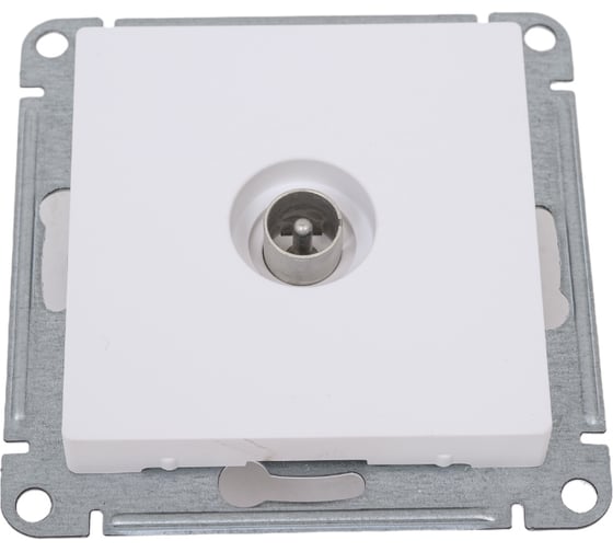 Механизм TV розетки Systeme Electric Atlasdesign лотос коннектор антенна ATN001393