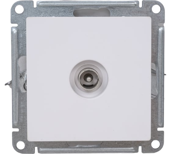 Механизм TV розетки Systeme Electric Atlasdesign лотос коннектор антенна ATN001393