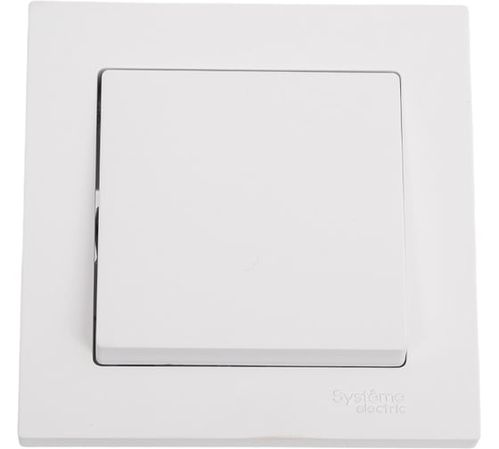 1-клавишный выключатель в сборе Systeme Electric Atlasdesign лотос сх.1, 10ах ATN001312 1