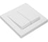 2-клавишный выключатель Systeme Electric Atlasdesign лотос, сх.5, 10ах, в сборе ATN001352 2