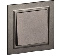 1-клавишный выключатель IEK Brite 10а в сборе вср10-1-0-бртб бр. BR-V10-0-10-K45-F