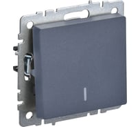 Проходной 1-клавишный выключатель IEK Brite с индикатором 10а вс10-1-7-брм мар. BR-V12-1-10-K35