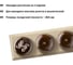 Деревянная универсальная накладка на бревно TDM ELECTRIC НБУ 1Пх3 92x243 мм, береза SQ1821-0420 4