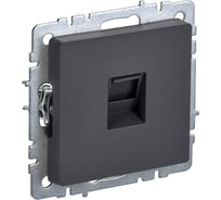 Компьютерная розетка rj45 IEK Brite кат.6 рк11-брг граф. BR-K10-2-K53