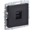 Компьютерная розетка rj45 IEK Brite кат.6 рк11-брч черн. BR-K10-2-K02 1