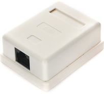 Розетка Cablexpert RJ-45 кат.6 внешняя 1 порт, 110&Krone NA216