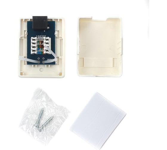 Розетка Cablexpert RJ-45 кат.6 внешняя 1 порт, 110&Krone NA216
