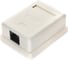 Розетка Cablexpert RJ-45 кат.6 внешняя 1 порт, 110&Krone NA216 1
