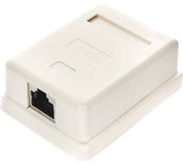 Розетка Cablexpert RJ-45 кат.STP 5e внешняя экранированная 1 порт, 110&Krone NAS212