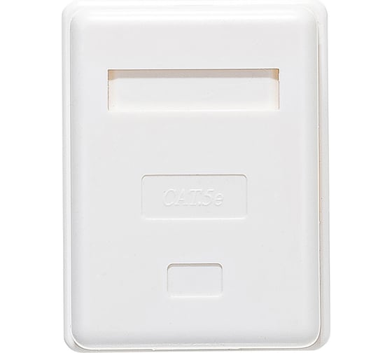 Розетка Cablexpert RJ-45 кат.5e внешняя 1 порт, 110&Krone NA212
