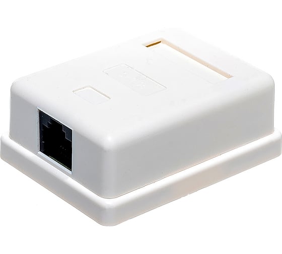 Розетка Cablexpert RJ-45 кат.5e внешняя 1 порт, 110&Krone NA212