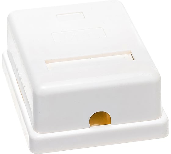 Розетка Cablexpert RJ-45 кат.5e внешняя 1 порт, 110&Krone NA212