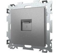 USB розетка CGSS 2,1А серая платина "Эстетика" GL-W201U-GPG