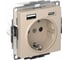 Комбинированная розетка Systeme Electric Atlasdesign песочный 16а c 2 usb a+с, 5в/2,4а, 2x5в/1,2а ATN001232 1