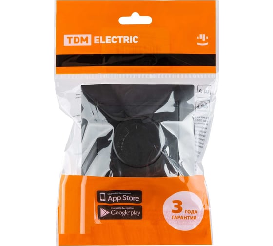 Светорегулятор TDM ELECTRIC RL 300 Вт графит Лама SQ1815-0609