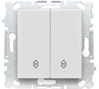 Выключатель Metronex Electric Palermo двуклавишный реверсивный без рамки FVK040209BEL