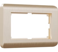 Рамка для двойной розетки Werkel W0082111 шампань a051273