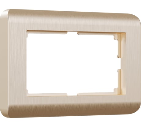 Рамка для двойной розетки Werkel W0082111 шампань a051273