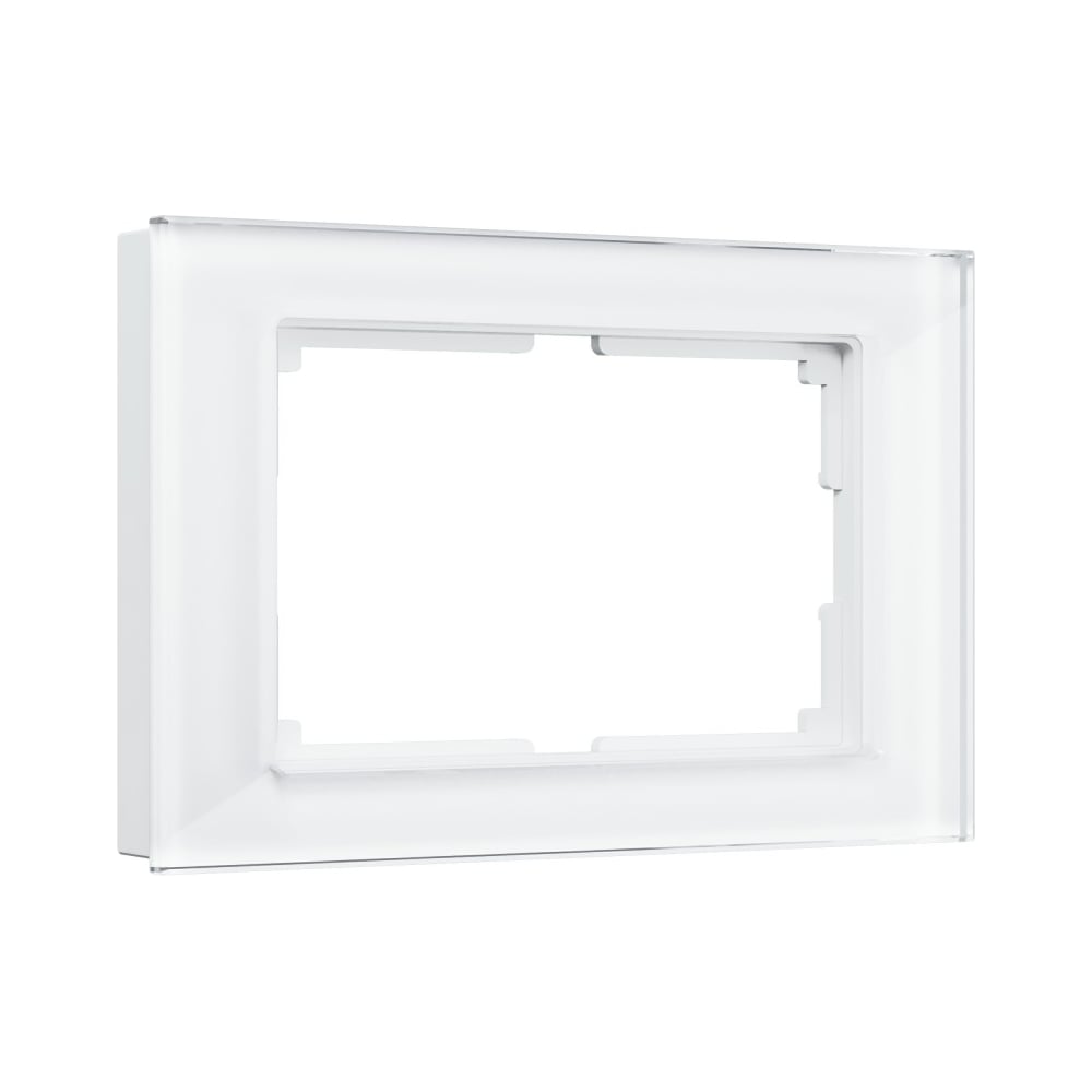 Рамка для двойной розетки WERKEL W0081101 белый стекло a051191 ...