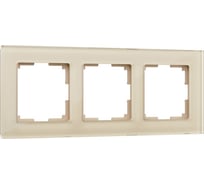 Рамка на 3 поста Werkel W0031111 шампань a050792
