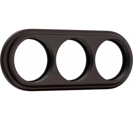 Рамка на 3 поста WERKEL W0035226 венге a050995