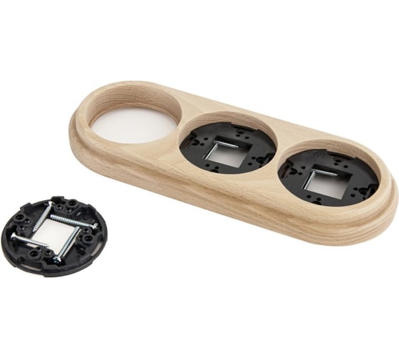 Рамка на 4 поста Werkel WL15-frame-04 светлый бук a040273