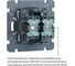 Выключатель WERKEL W5020110 двухклавишный с подсветкой Gallant шампань рифленый a051043 3