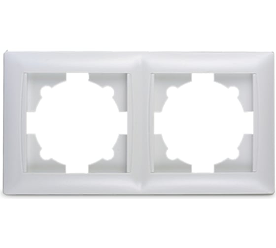 Двойная рамка IN HOME VALENZO белая 6302H 4690612006437