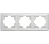 Тройная рамка IN HOME VALENZO белая 6303H 4690612006444