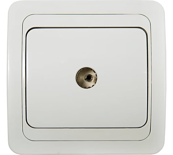 Розетка ТВ IN HOME CLASSICO белая 2027 4690612000411