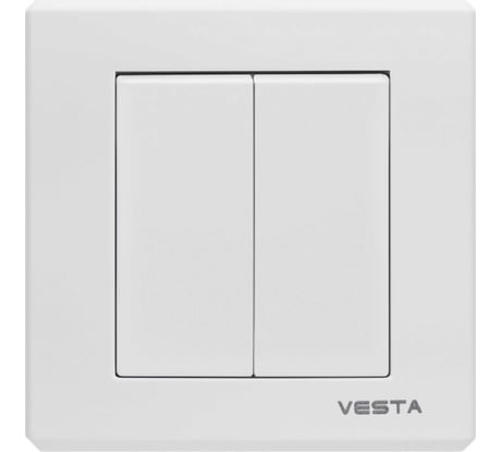 Выключатель Палермо двухклавишный Metronex Electric FVK040203BEL