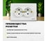 Розетка Metronex Electric Палермо двойная c заземлением FRZ00030104BEL 4