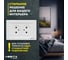 Розетка Metronex Electric Palermo двойная без заземления FRZ00030103BEL 2