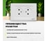 Розетка Metronex Electric Palermo двойная без заземления FRZ00030103BEL 3