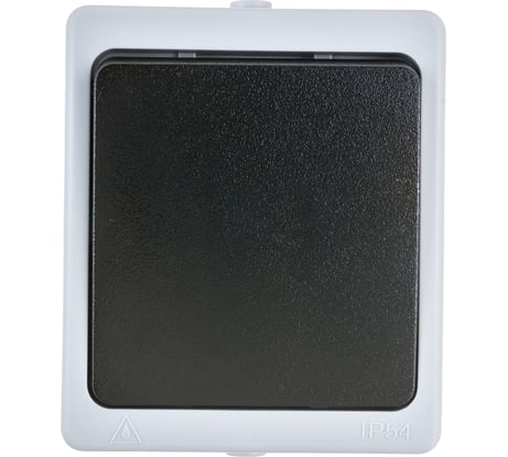 Одноклавишный переключатель STEKKER открытой установки однополюсный на два направления, 250В, 10А 32756