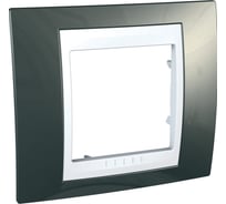 Рамка 1-м Systeme Electric UNICA Хамелеон шампань/белый SchE MGU6.002.824
