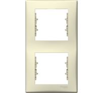 Вертикальная рамка 2-я Systeme Electric Sedna Бежевый SE SDN5801147