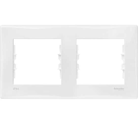 Горизонтальная рамка 2-я Systeme Electric Sedna Белый IP44 SE SDN5810321