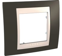 Рамка 1-ая Systeme Electric Unica Хамелеон Какао/Бежевый MGU6.002.571