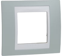 Рамка 1-ая Systeme Electric Unica Хамелеон Морская волна/Белый MGU6.002.870