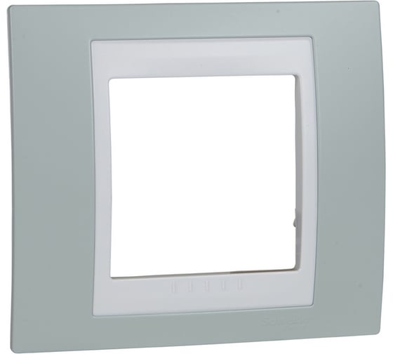 Рамка 1-ая Systeme Electric Unica Хамелеон Морская волна/Белый MGU6.002.870 1