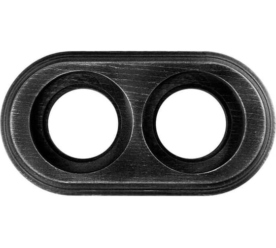 2 постовая рамка Bironi угольно-черный, на бревно 200мм BFC20-620-119 1