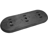 3 постовая рамка Bironi накладной монтаж, дерево, цвет угольно-черный RF1-630-119