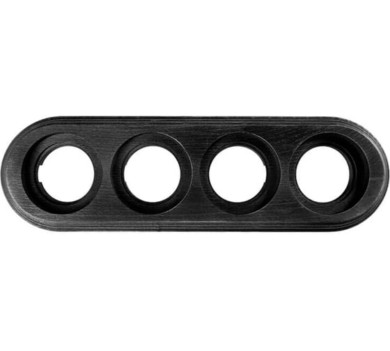 4 постовая рамка Bironi угольно-черный, на бревно 220мм BFC22-640-119 1