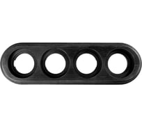 4 постовая рамка Bironi угольно-черный, на бревно 200мм BFC20-640-119