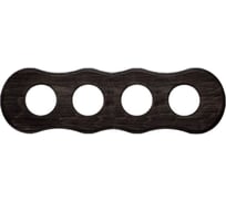 4-х постовая рамка Bironi угольно-черный, скрытый монтаж BF8 BF8-640-119