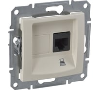 Компьютерная розетка Systeme Electric Sedna Беж 1-ая RJ45 кат. 6 UTP SE SDN4700147