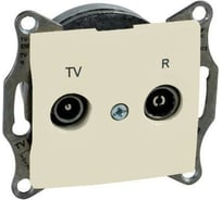 Розетка TV/R Systeme Electric Sedna Беж проходная 4dB SE SDN3301847
