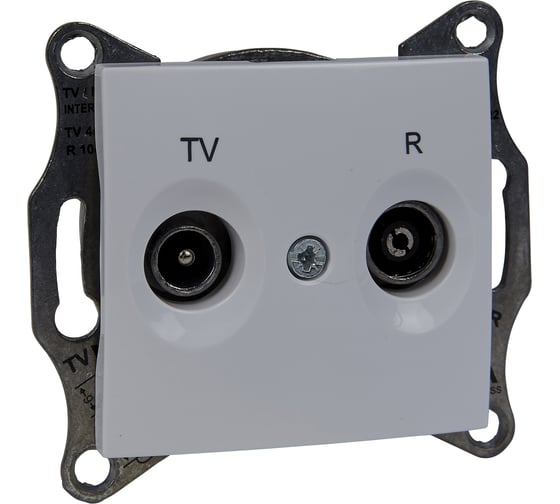 Розетка TV/R Systeme Electric Sedna Бел проходная 4dB SE SDN3301821